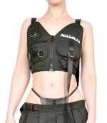 NAMILIA TACTICAL VEST TOP BLACK