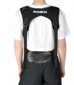 CROP T-SHIRT WITH DETACHABLE CHEST HARNESS WHITE