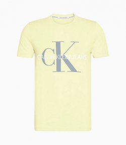 CALVIN KLEIN VEGETABLE DYE MONOGRAMM SLIM TEE
