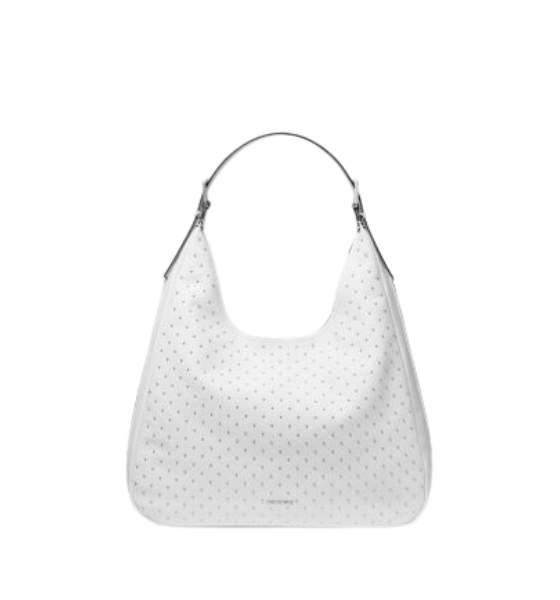 White Leather Nolita Lg Hobo Shoulder Bag