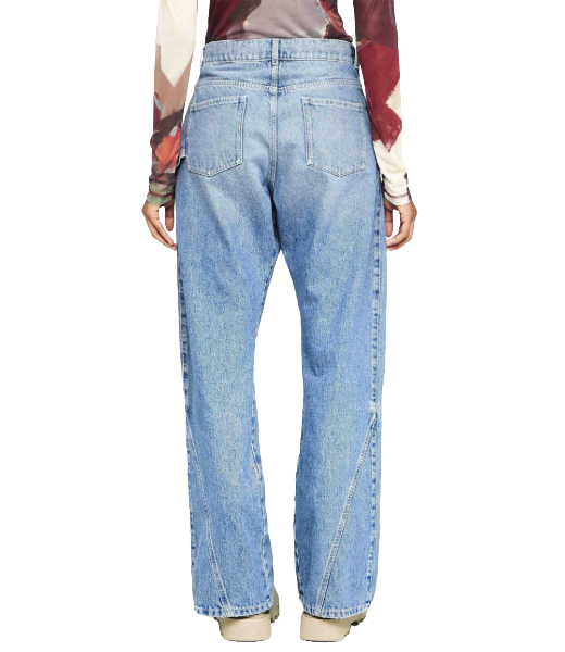 Twisted Workwear Jeans Light Blue Denim Trousers