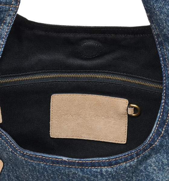 Dark Wash Denim The Pocket Sack Bag
