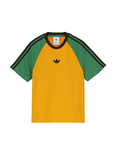 Wales Bonner Yellow/Green Short Sleeve Tee