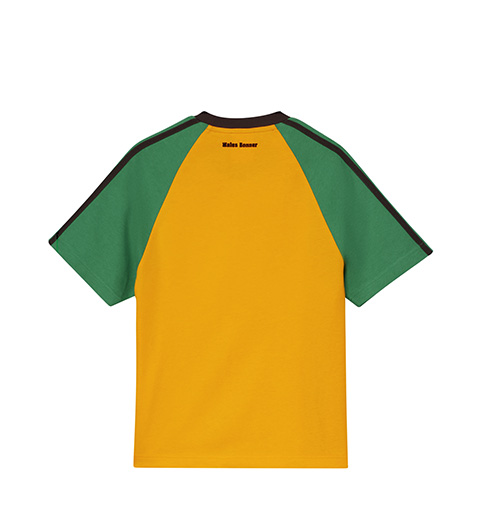 Wales Bonner Yellow/Green Short Sleeve Tee