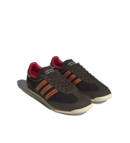 Wales Bonner SL72 Brown Knit Originals Sneakers