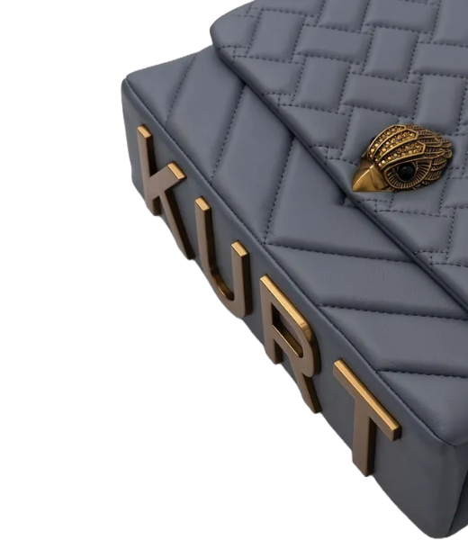 Large Kensnington Kurt Grey Shoulder Bag