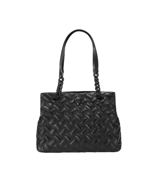 Kensington Tote DR Black Leather Bag