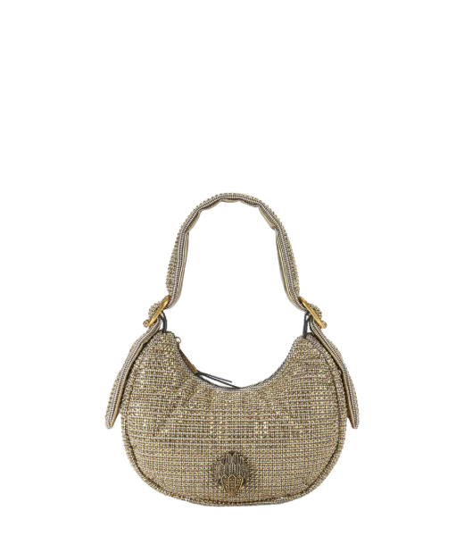 Kensington Puff SM Hobo Bronze Fabric Shoulder Bag