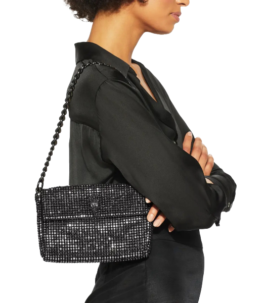 SM Party Shoulder Gunmetal Bag