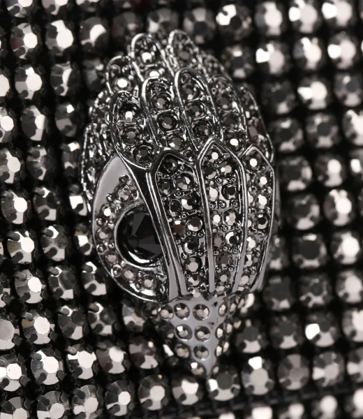 SM Party Shoulder Gunmetal Bag