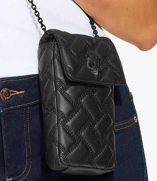 Kensington Black Phone Bag