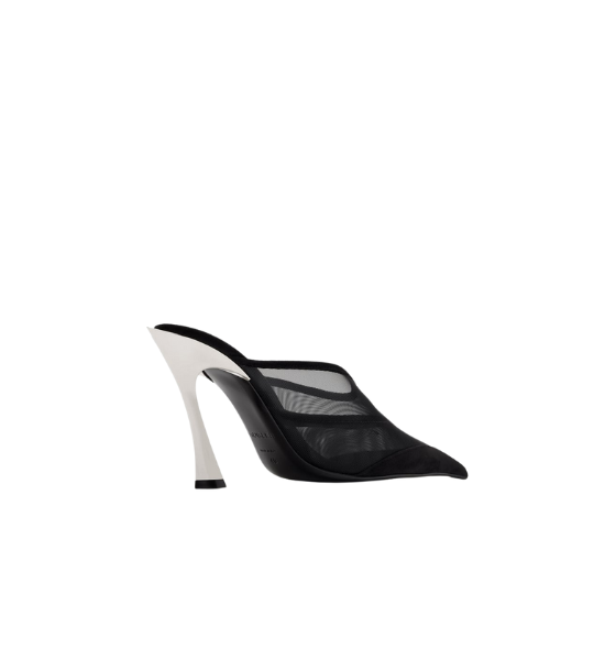 Black Mesh Fang 95 Mules