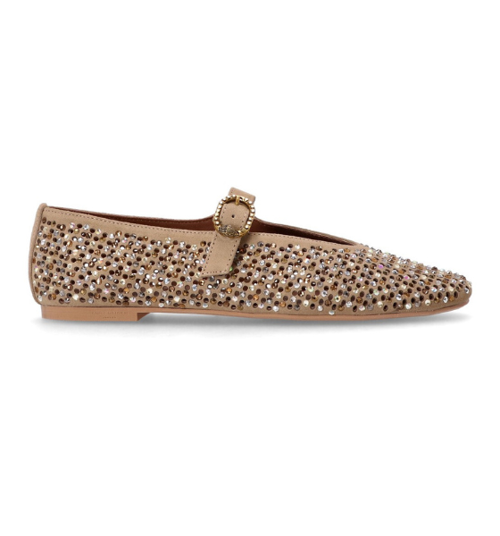 Brown Suede Mayfair Ballet Flat