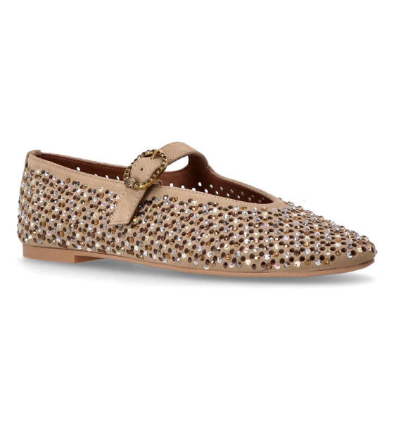 Brown Suede Mayfair Ballet Flat