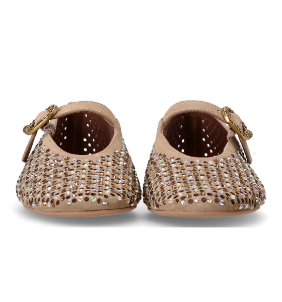 Brown Suede Mayfair Ballet Flat