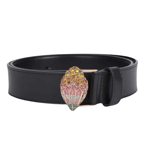 Black Leather Kensington 38 Belt