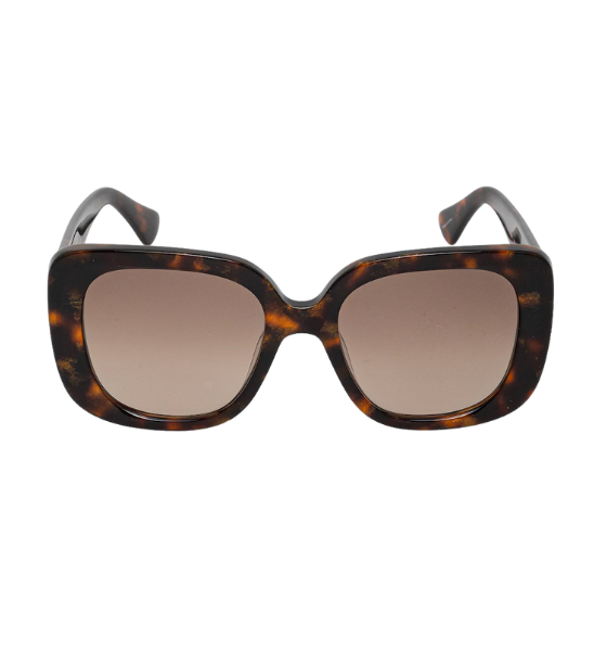 Brown Evil Eye Oversized Sunglasses