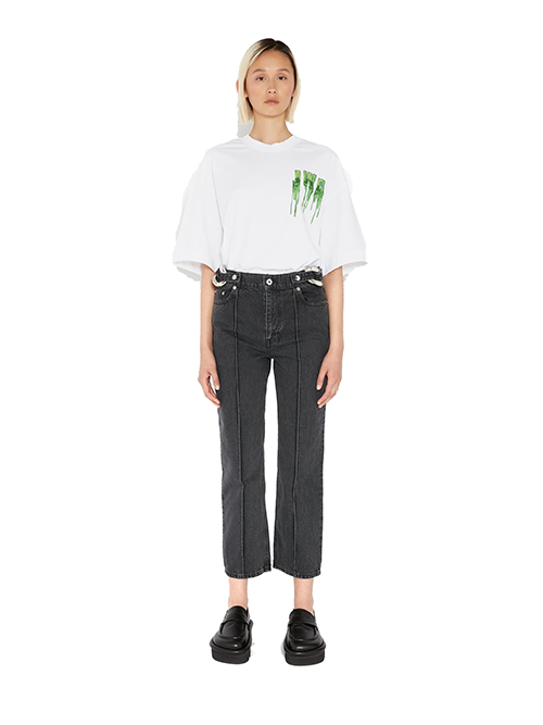 Chain Link Slim Fit Jeans