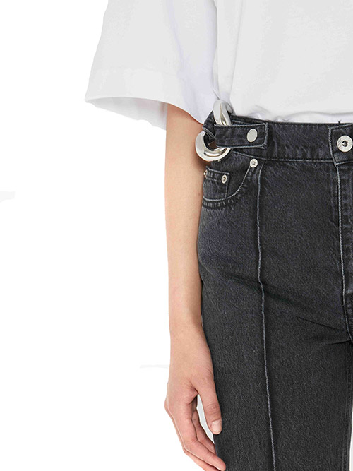 Chain Link Slim Fit Jeans
