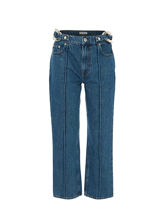 Chain Link Slim Fit Jeans