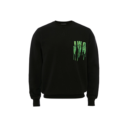 Slime Logo Black Green Classic Sweatshirt