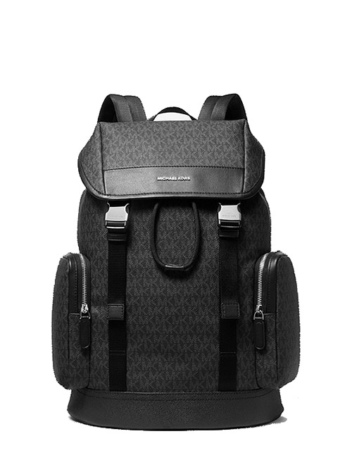City Black Logo Backpack
