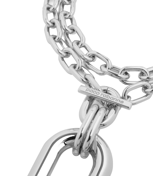 Silver XL Link Pendant Sautoir