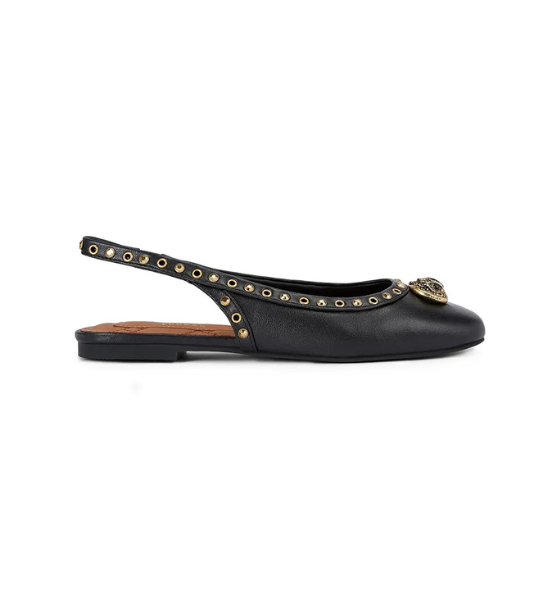 Black Leather Chelsea Ballet Sling