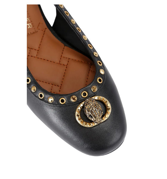 Black Leather Chelsea Ballet Sling