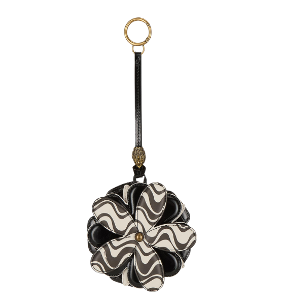 Black/White Flower Charm