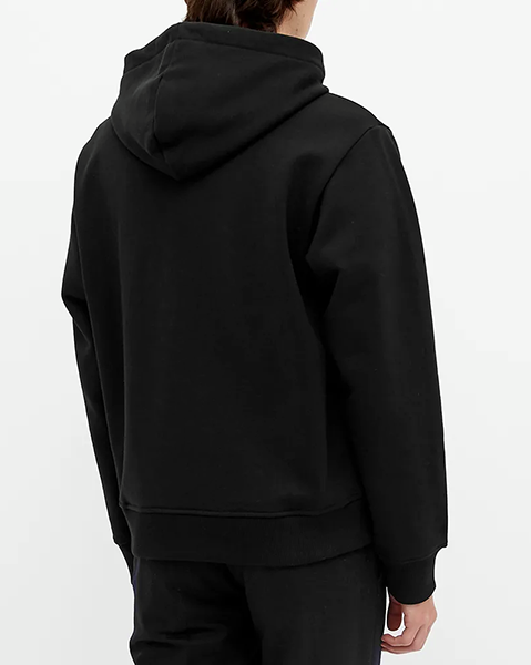 KENZO BLACK EMBOSSED TIGER HOODIE