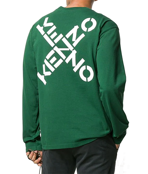 KENZO GREEN SPORT LS T-SHIRT