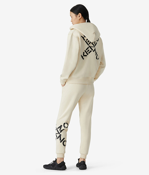 KENZO ECRU CLASSIC JOGPANTS SP