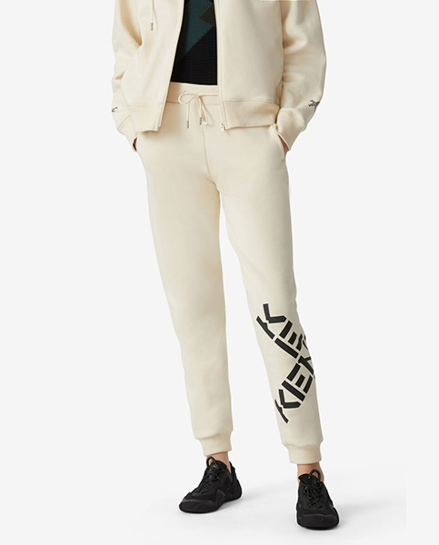 KENZO ECRU CLASSIC JOGPANTS SP