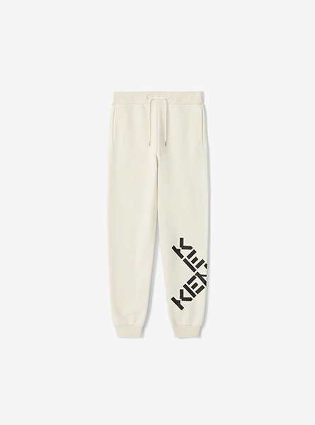 KENZO ECRU CLASSIC JOGPANTS SP
