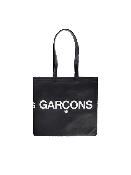 Black Huge Logo Tote