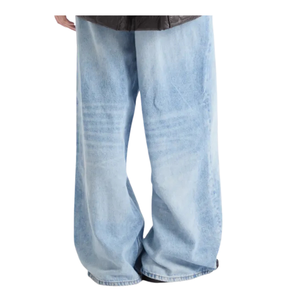 Soft Rigid Denim Baggy Jeans