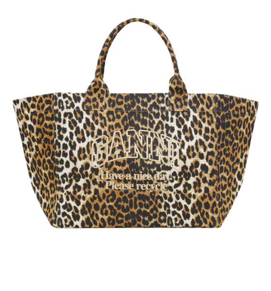 Leopard Print Shopper XXL Bag