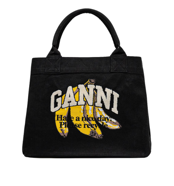 Shopper Bag XXL Pocket Banana Print