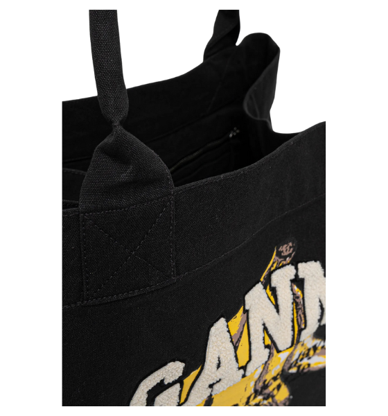 Shopper Bag XXL Pocket Banana Print