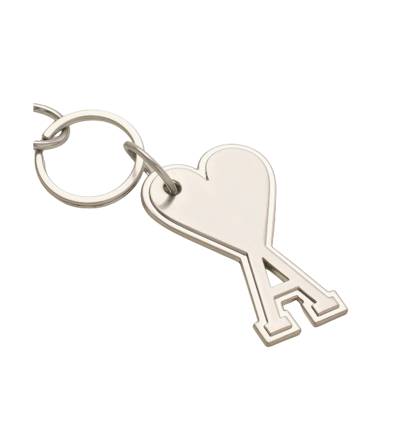 Silver Metal Ami De Coeur Keychain