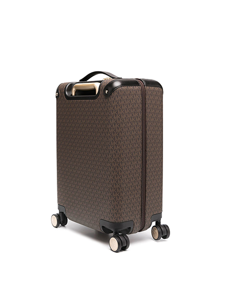 Michael Kors Brown MK Mini Logo SM Hardcase Trolley