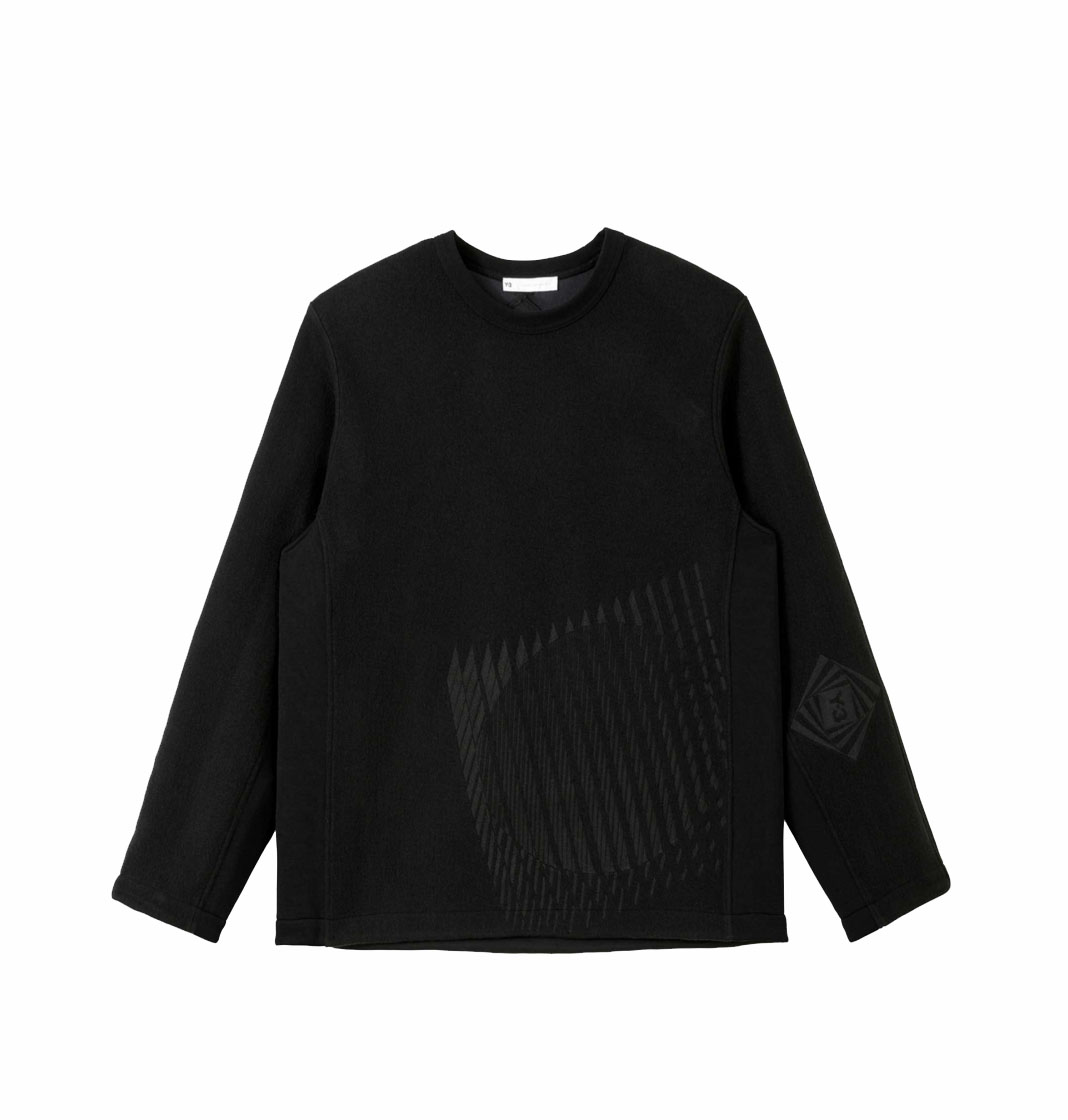 Wooly Fleece Graphic Crew Sweatshirt