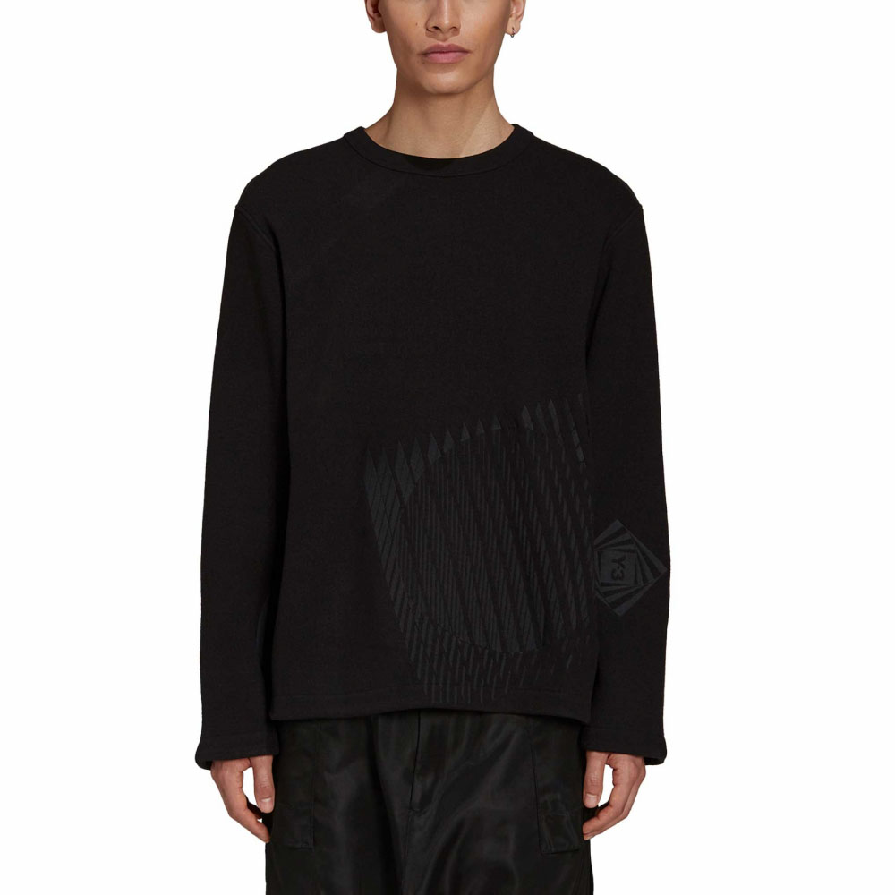 Wooly Fleece Graphic Crew Sweatshirt