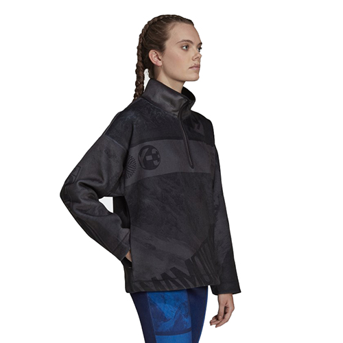 Black Velvet Space Zine Allover Sweatshirt