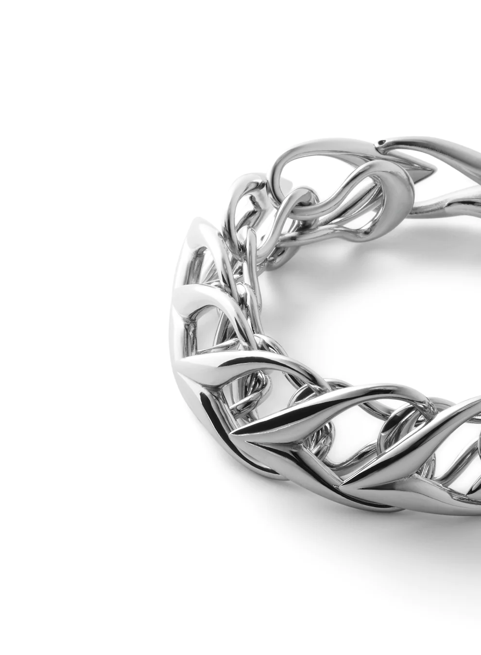 Small Silver V Bracelet
