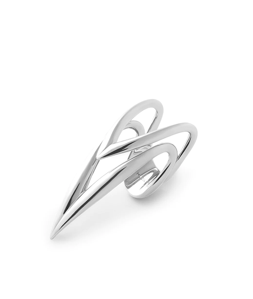 Silver V Ring
