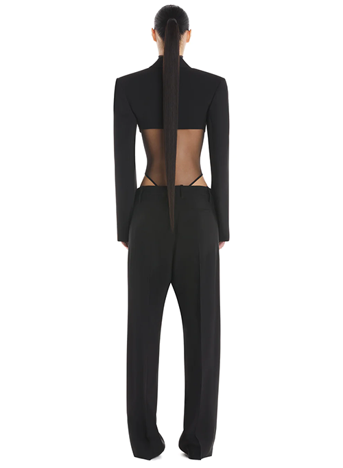 Black Cropped Jacket