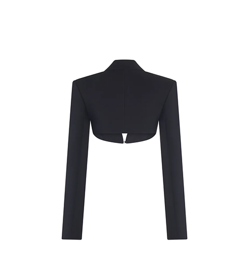 Black Cropped Jacket