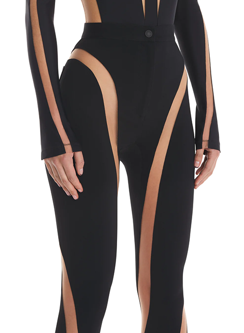 Black Illusion Trousers